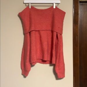 Off the shoulder sweater